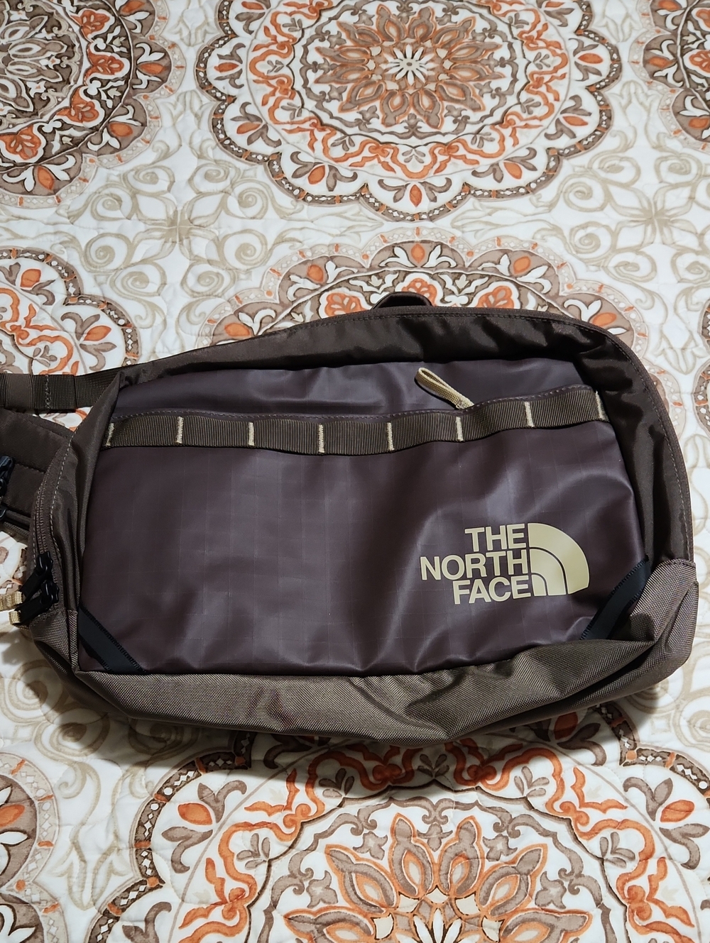 The North Face Base Camp Voyager Sling Backpack 11L Brown